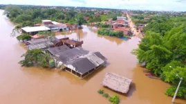 Balneário Vavazão já está tomado pelas águas do Itacaiúnas