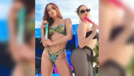Anitta e a influencer Gkay