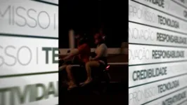 Casal foi flagrado transportando um bebê em uma moto, em uma das vias mais movimentadas de Belém.
