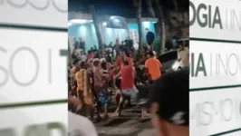 Momento de tensão e violência nas ruas da cidade no primeiro dia do ano