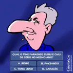 Imagem ilustrativa da notícia Pergunta sobre o futebol paraense aparece na TV
