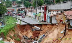 Deslizamento de terra em Natal