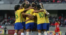 Seleção brasileira feminina de futebol.