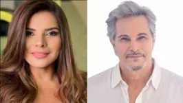 Mara Maravilha e o ator Edson Celulari.