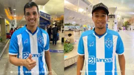 Volante Christian e lateral Polegar, já estão prontos para o inicio do ano, no Papão.