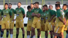  Jogadores do Paragominas em mais um dia da pré-temporada na Arena Verde. 