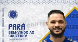 Imagem ilustrativa da notícia Lateral Pará deixa Cruzeiro três semanas após ser contratado