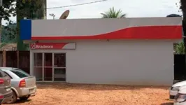 Agência do Bradesco foi alvo de bandidos