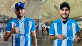 Zagueiro Marcão e lateral esquerdo João Paulo, chegam ao Paysandu para a temporada de 2022