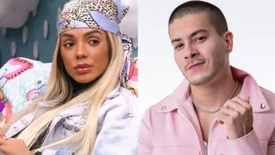 Os particpantes do BBB 22 Arthur Aguiar e Brunna.
