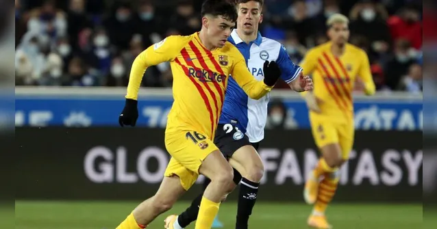 Imagem ilustrativa da notícia Vídeo: Pedri é aposta do Barça em clássico Espanhol