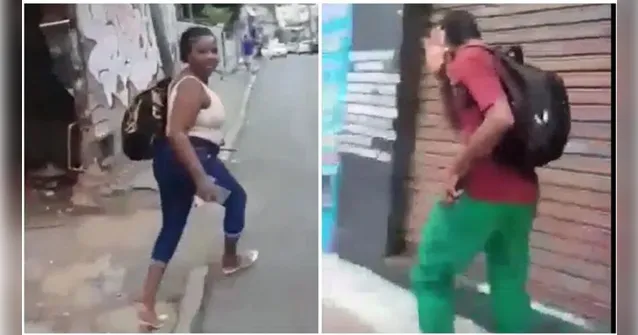 Imagem ilustrativa da notícia Vídeo: homem flagra esposa saindo de motel com amante