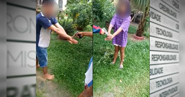Imagem ilustrativa da notícia Vídeo: tribunal do crime pune ladrões com tiros nas mãos