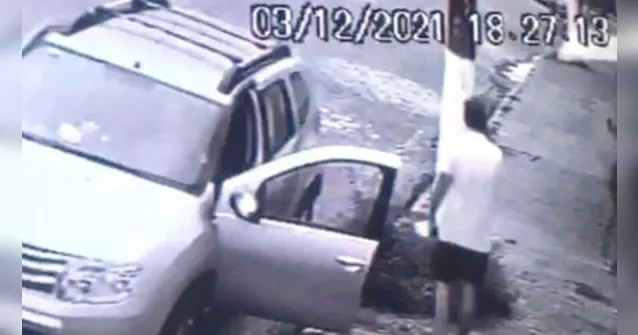 Imagem ilustrativa da notícia Vídeo: mulher tentar matar marido a tiros na frente da filha