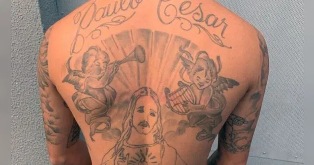 Imagem ilustrativa da notícia SP: assassino de PM tatua o nome da vítima nas costas