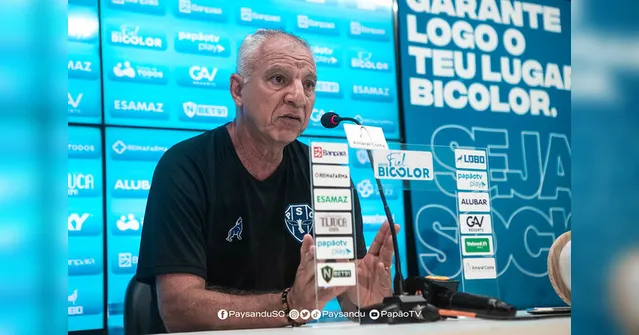 Imagem ilustrativa da notícia Marcio Fernandes exalta crescente rendimento no Paysandu