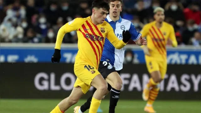 Imagem ilustrativa da notícia Vídeo: Pedri é aposta do Barça em clássico Espanhol
