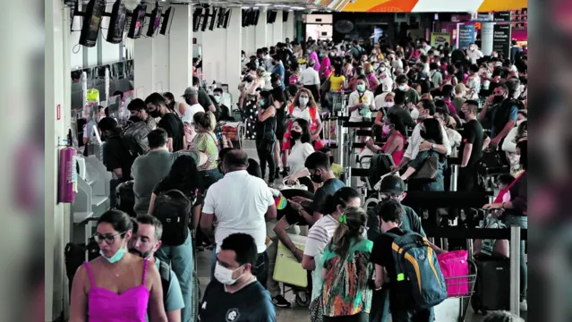 Imagem ilustrativa da notícia Casos de gripe e covid-19 cancelam voos para Belém