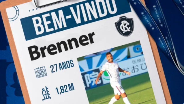 Imagem ilustrativa da notícia Clube do Remo anuncia a contratação do atacante Brenner