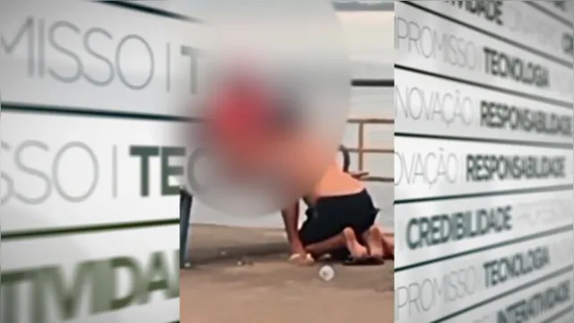 Imagem ilustrativa da notícia Vídeo: homens fazem sexo oral em plena orla de Santarém