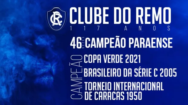 Imagem ilustrativa da notícia Clube do Remo comemora 117 anos de Glórias e Triunfos