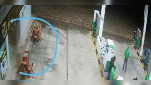 Imagem ilustrativa da notícia ‘Visagem’ aparece em assalto a um posto de gasolina em Moju