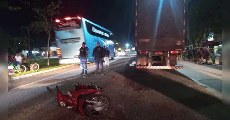 Imagem ilustrativa da notícia Homem morre esmagado por carreta em Marituba