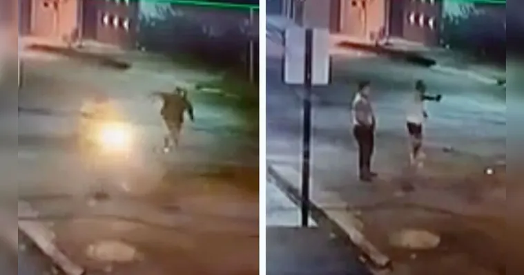 Imagem ilustrativa da notícia Vídeo: PM reage a assalto e atira contra suspeito no Pará