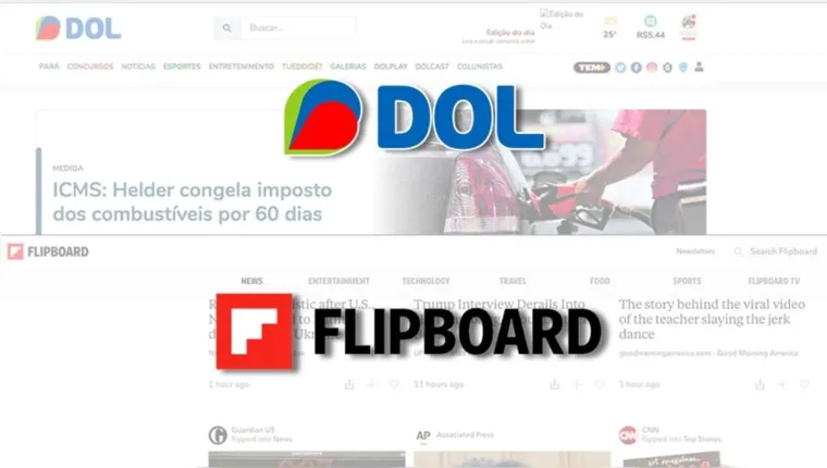 Imagem ilustrativa da notícia A notícia mais perto! Flipboard e DOL agora são parceiros