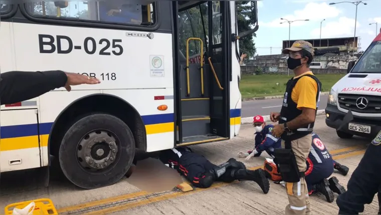 Imagem ilustrativa da notícia Ciclista é atropelado por ônibus do BRT no Entroncamento