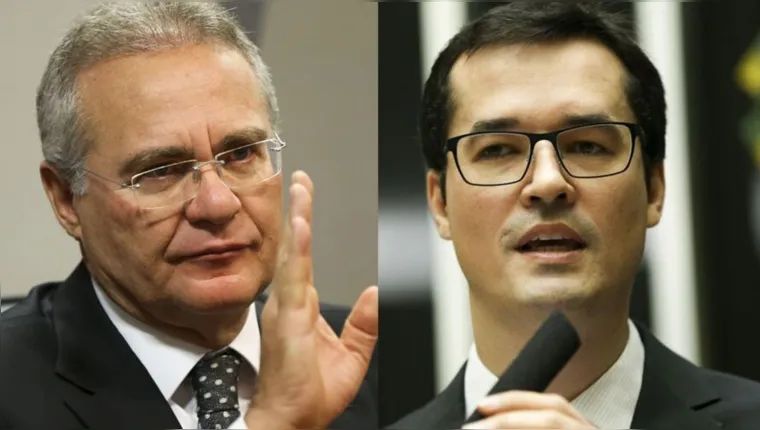 Imagem ilustrativa da notícia Pivete e cupim: Renan Calheiros e Dallagnol se xingam na web