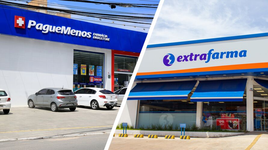 Enquanto a Drogasil fecha 5 lojas na capital paraense, Extrafarma e Pague Menos concluem sua fusão.