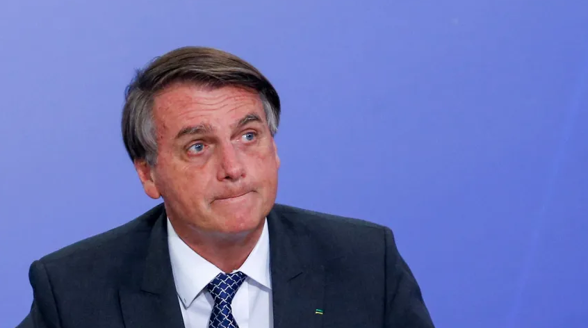 Presidente Jair Bolsonaro no Palácio do Planalto