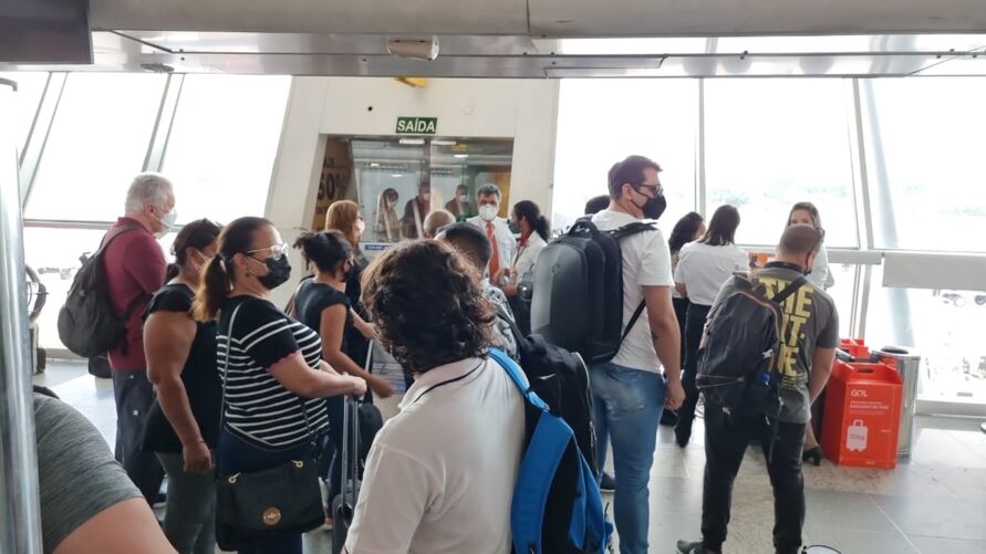 Houve muita confusão em voo da GOL no aeroporto de Belém