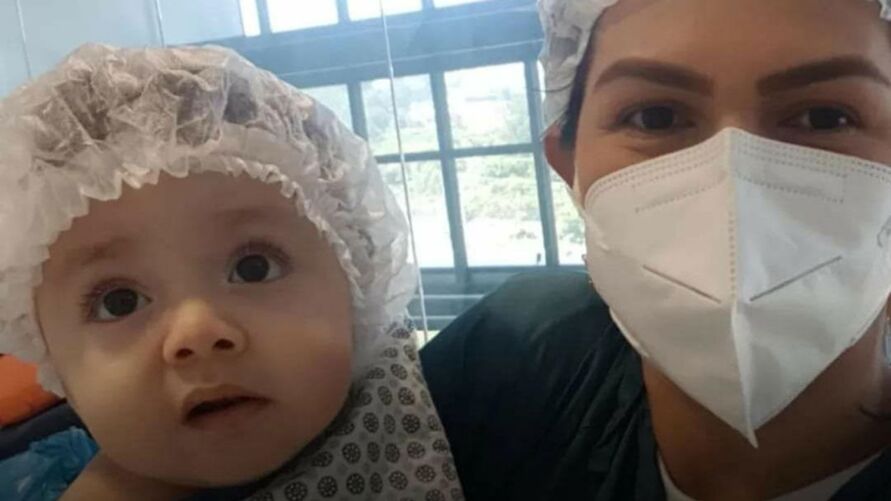 A família viajou para Curitiba para o tratamento