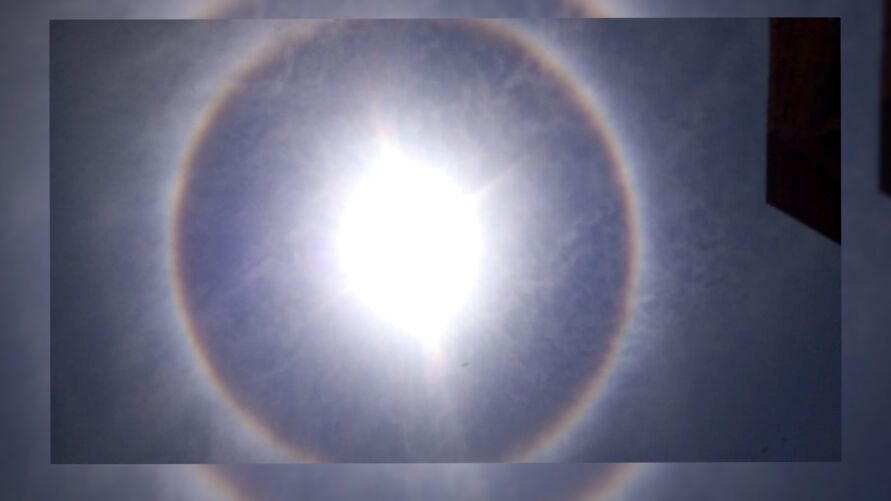 Fenômeno foi visto no Sol de Belém neste sábado (15)