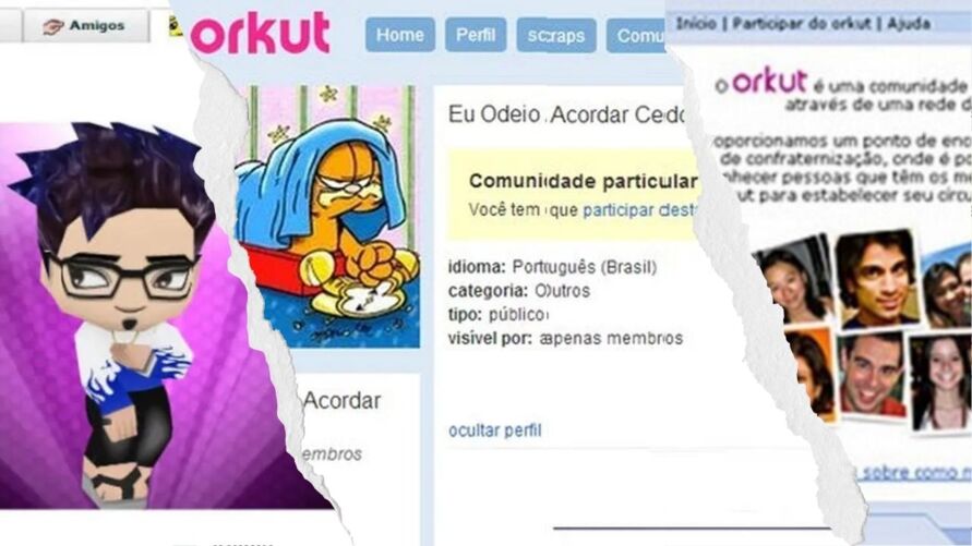 A rede social Orkut foi lançada em 24 de janeiro de 2004