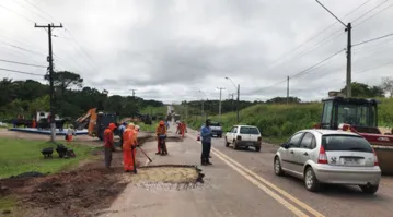 Departamento Nacional de Infraestrutura de Transportes, o DNit, iniciou obras de manutenção dos buracos na Transamazônica, no trecho entre 5 quilômetros