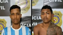 Anderson Mendes Soares Junior e Erik Cezar Lira Nascimento foram presos em flagrante