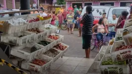 Corpo de Robson ficou no chão do estabelecimento comercial de Castanhal.