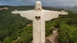 As obras do Cristo Protetor começaram em 2019