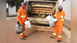 Em Marabá, doze caminhões fazem a coleta diária do lixo doméstico, uma cobertura de 100% de toda cidade