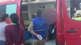 Uma criança foi mordido na axila e precisou ser levado as pressas por uma equipe do Corpo de Bombeiros para o Hospital Universitário de Londrina