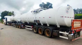 O caminhão com os 62 mil litros de álcool foi apreendido em Conceição do Araguaia