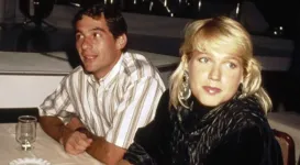 Ayrton Senna e Xuxa no auge do namoro.