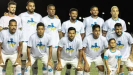 Jogadores do Paysandu realizam apelo pela paz mundial