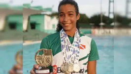 Estephany Solano é atleta do estado e sendo contemplada há três ano pelo programa