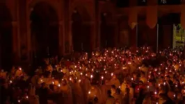 Católicos participam da celebração, considerada uma das mais importantes da Santa Sé