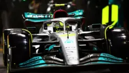 Hamilton foi o quarto colocado no Grande Prêmio da Austrália de Fórmula 1.