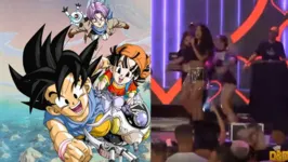 Dessa vez, os artistas usaram a música do Dragon Ball GT